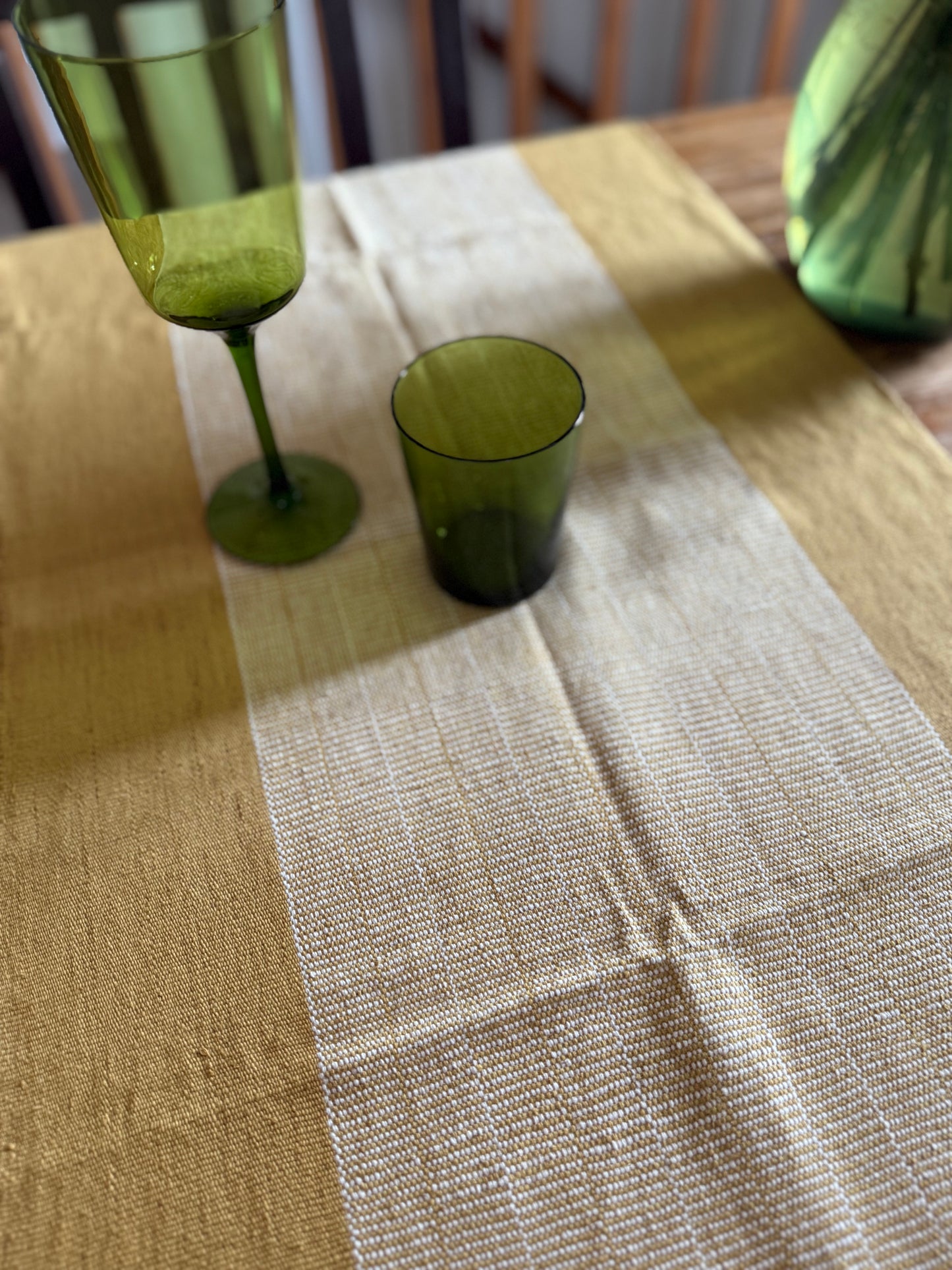Katu mustard table runner