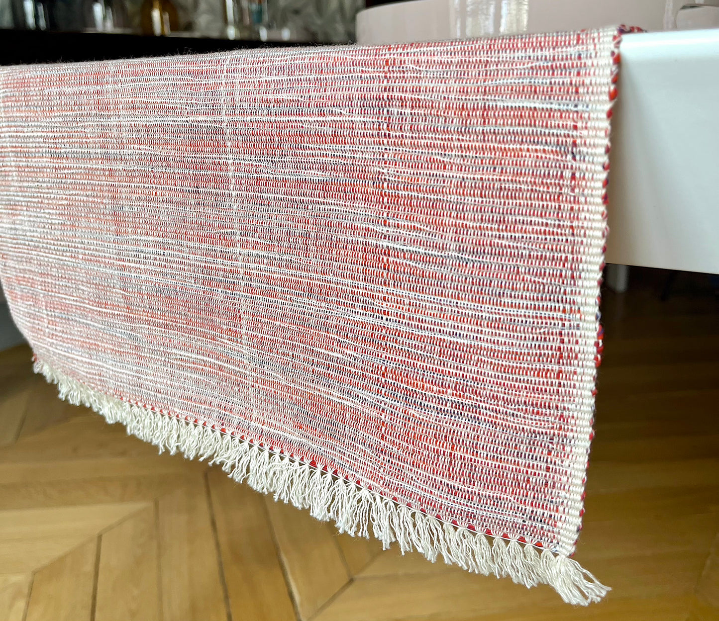 Apricot table runner