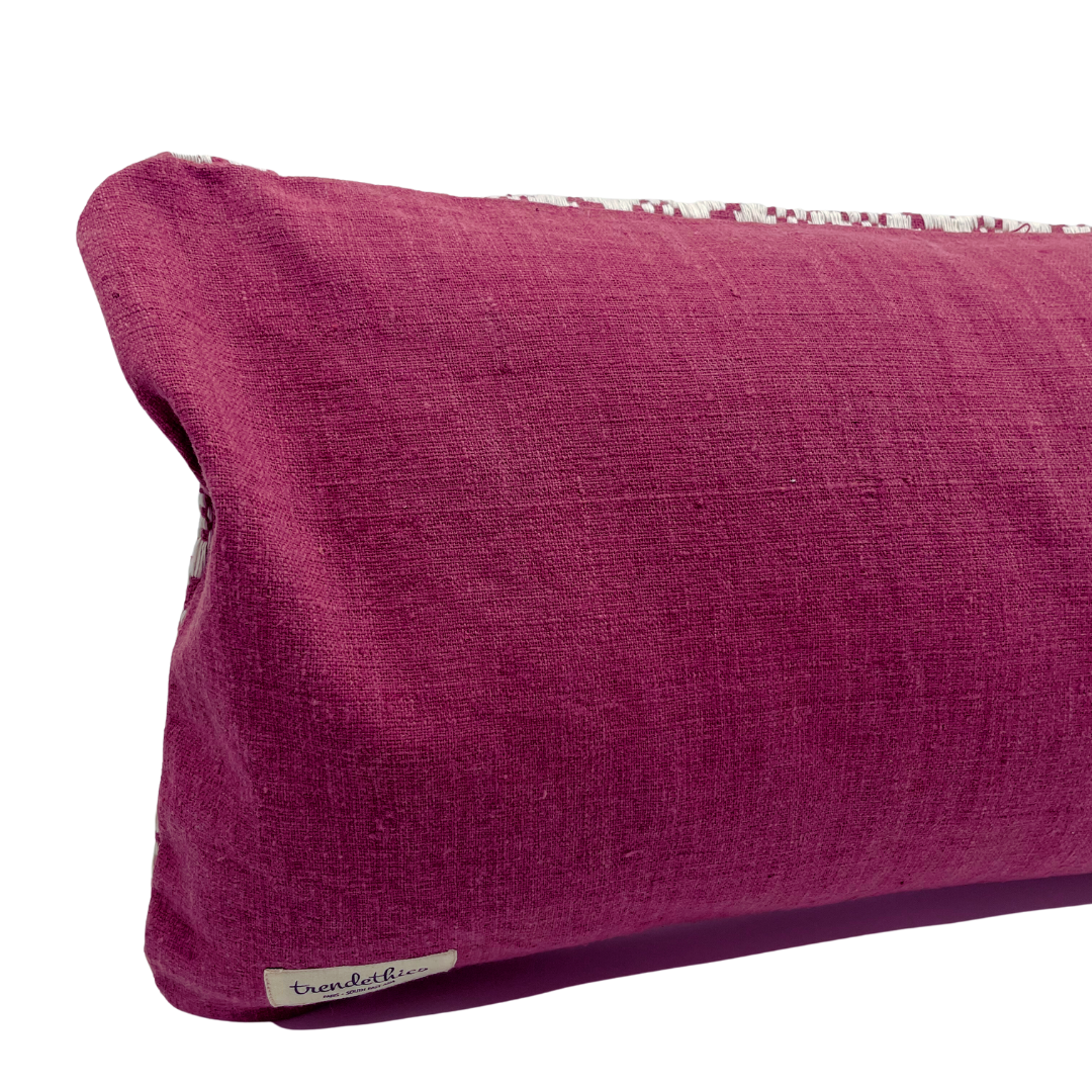 Dokmai raspberry cushion cover
