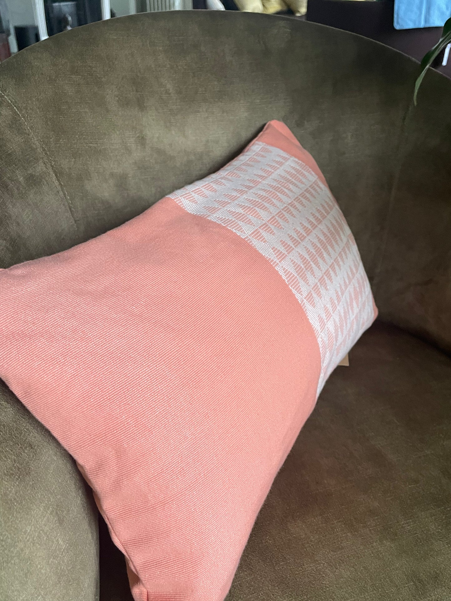 Housse de coussin Ede corail