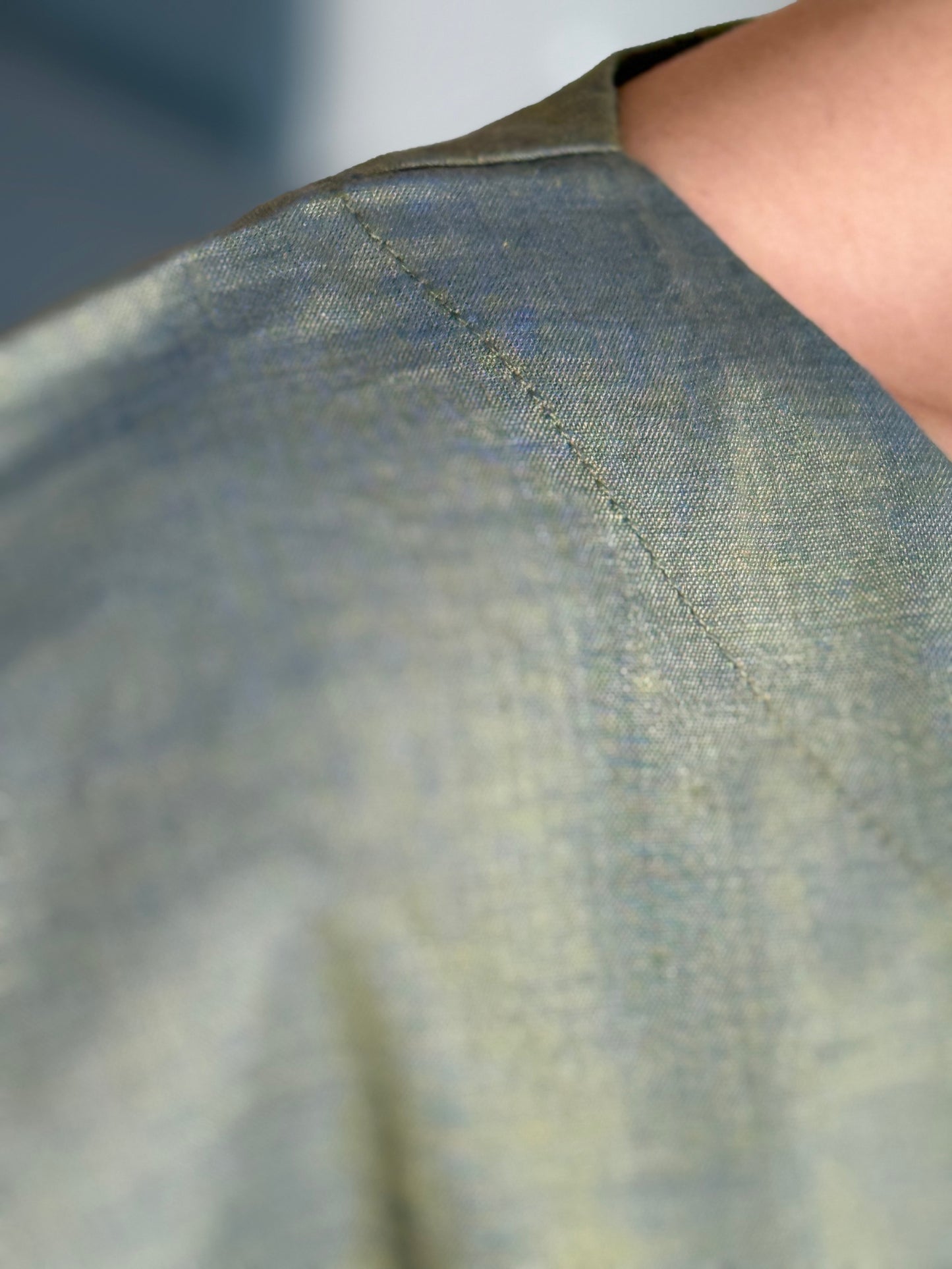 Crop Top Kachin vert d'eau