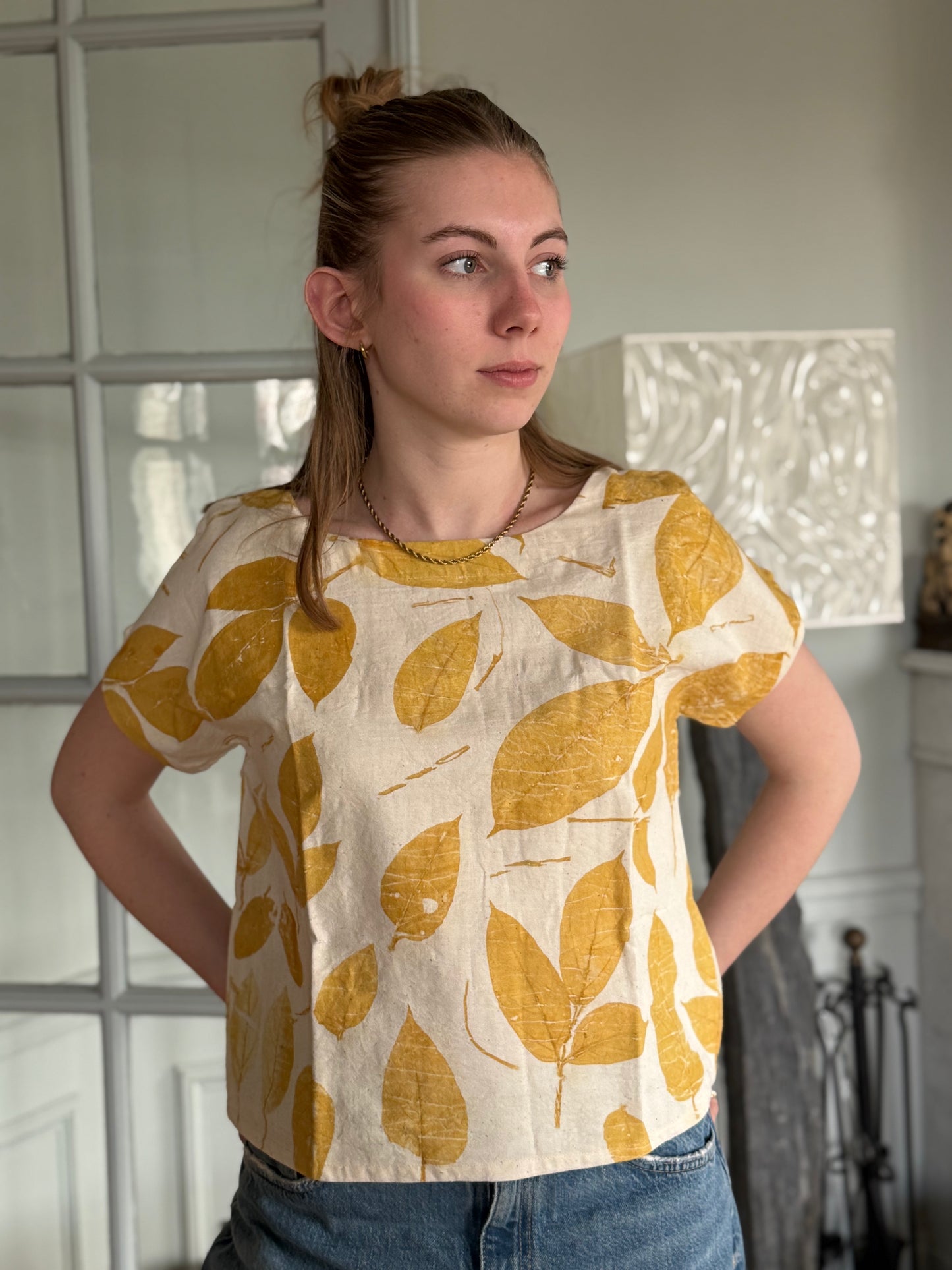 Amber Ecoprint Short Top