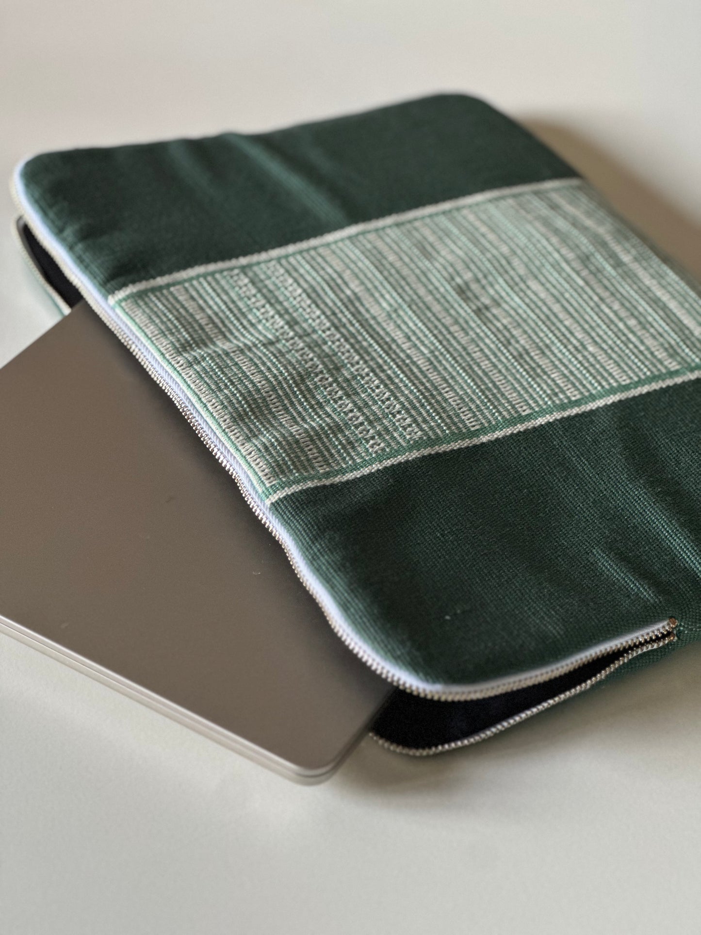 Housse d'ordinateur verte