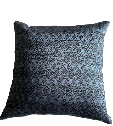 Housse de coussin Kachin bleu nuit