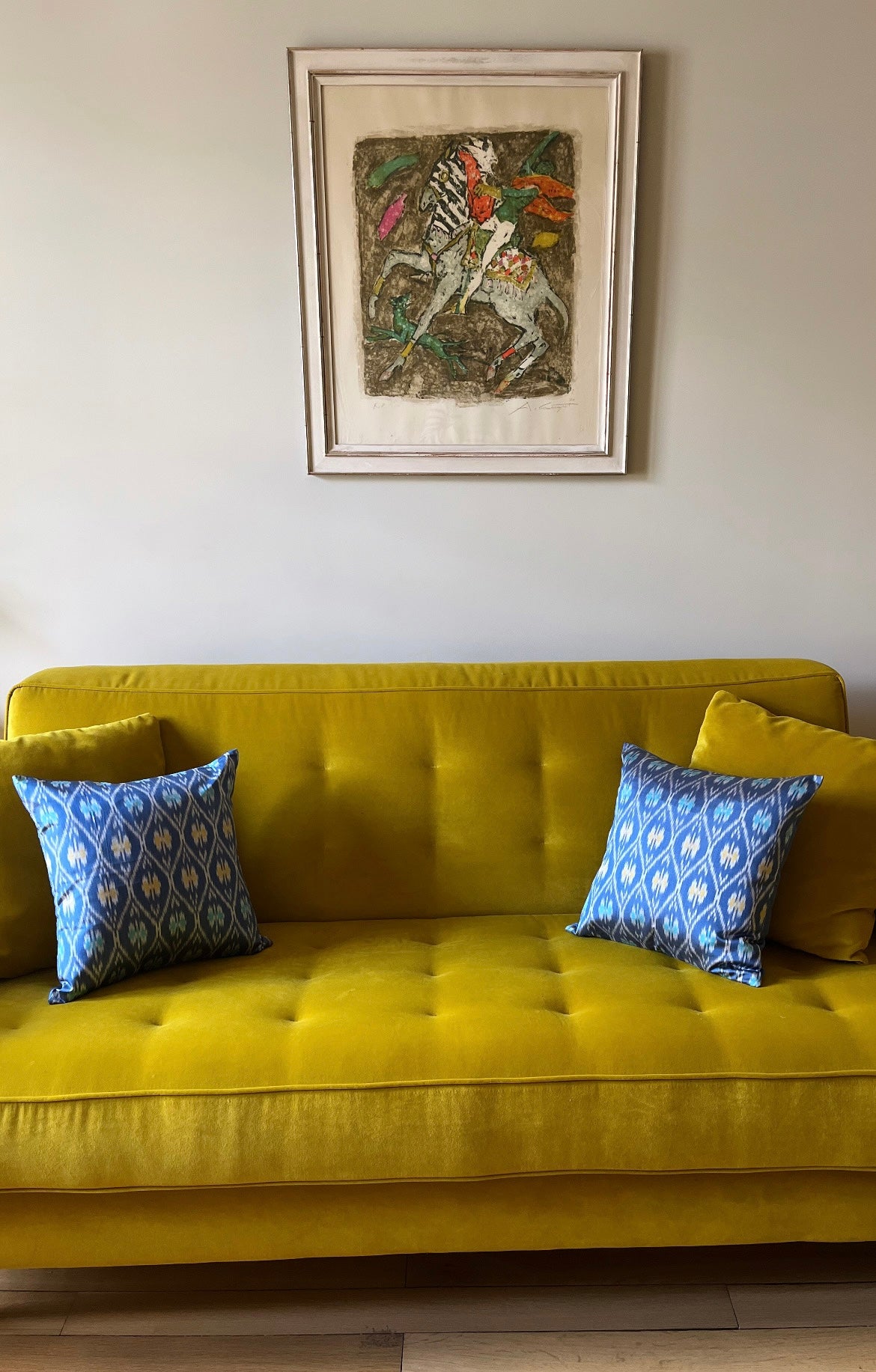 Shan orange cushion cover