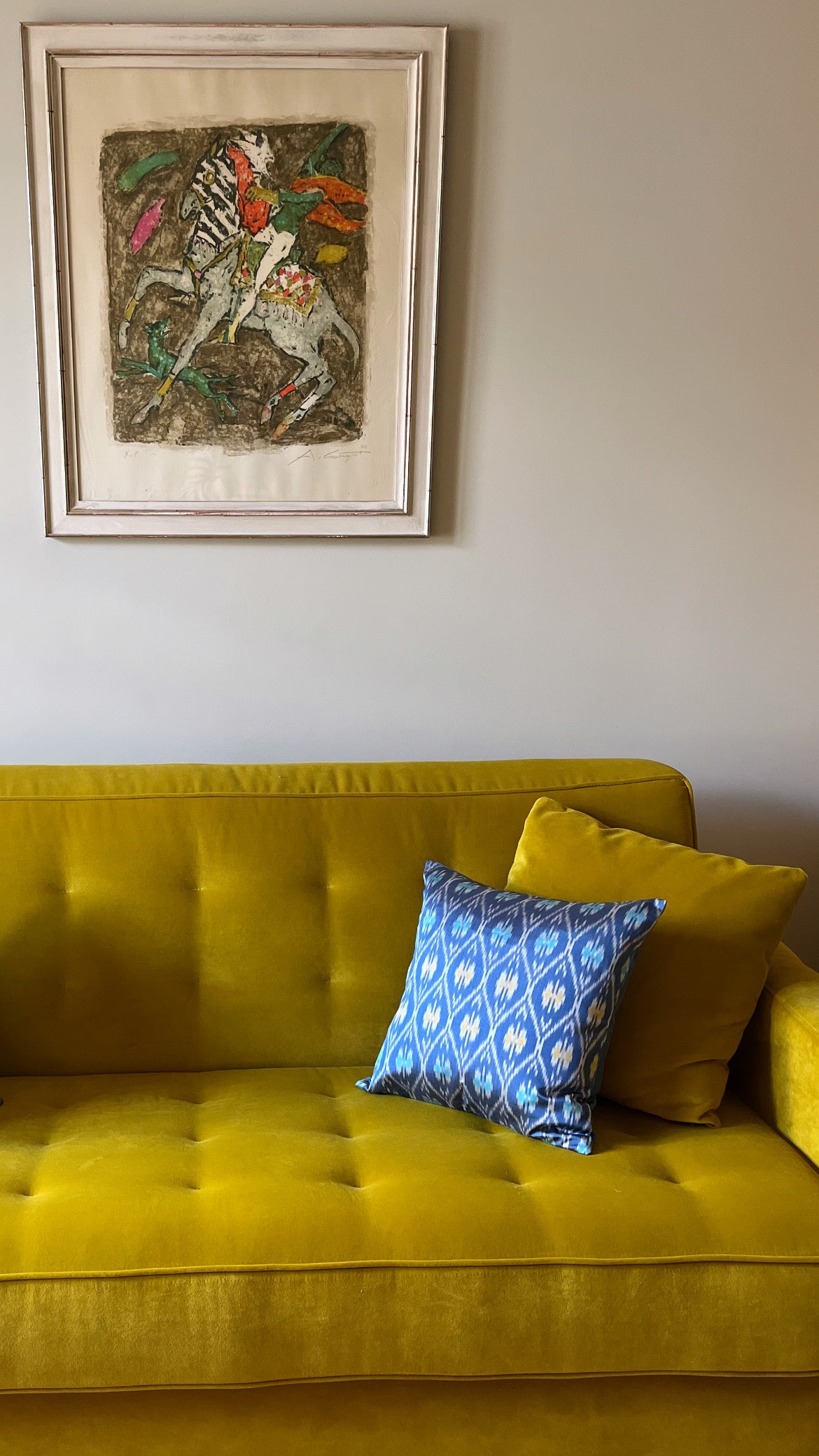 Shan orange cushion cover