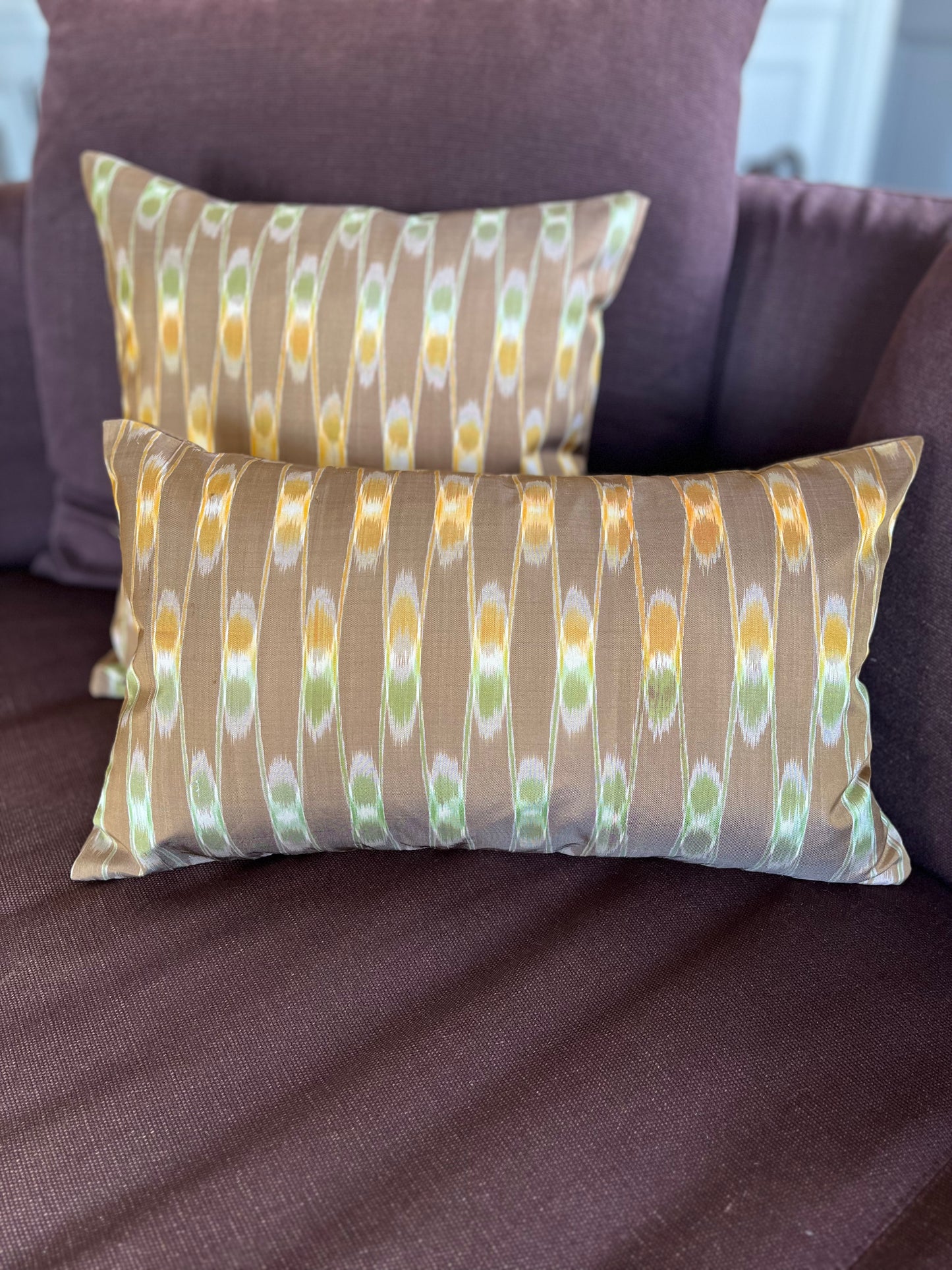 Peacock Shan cushion