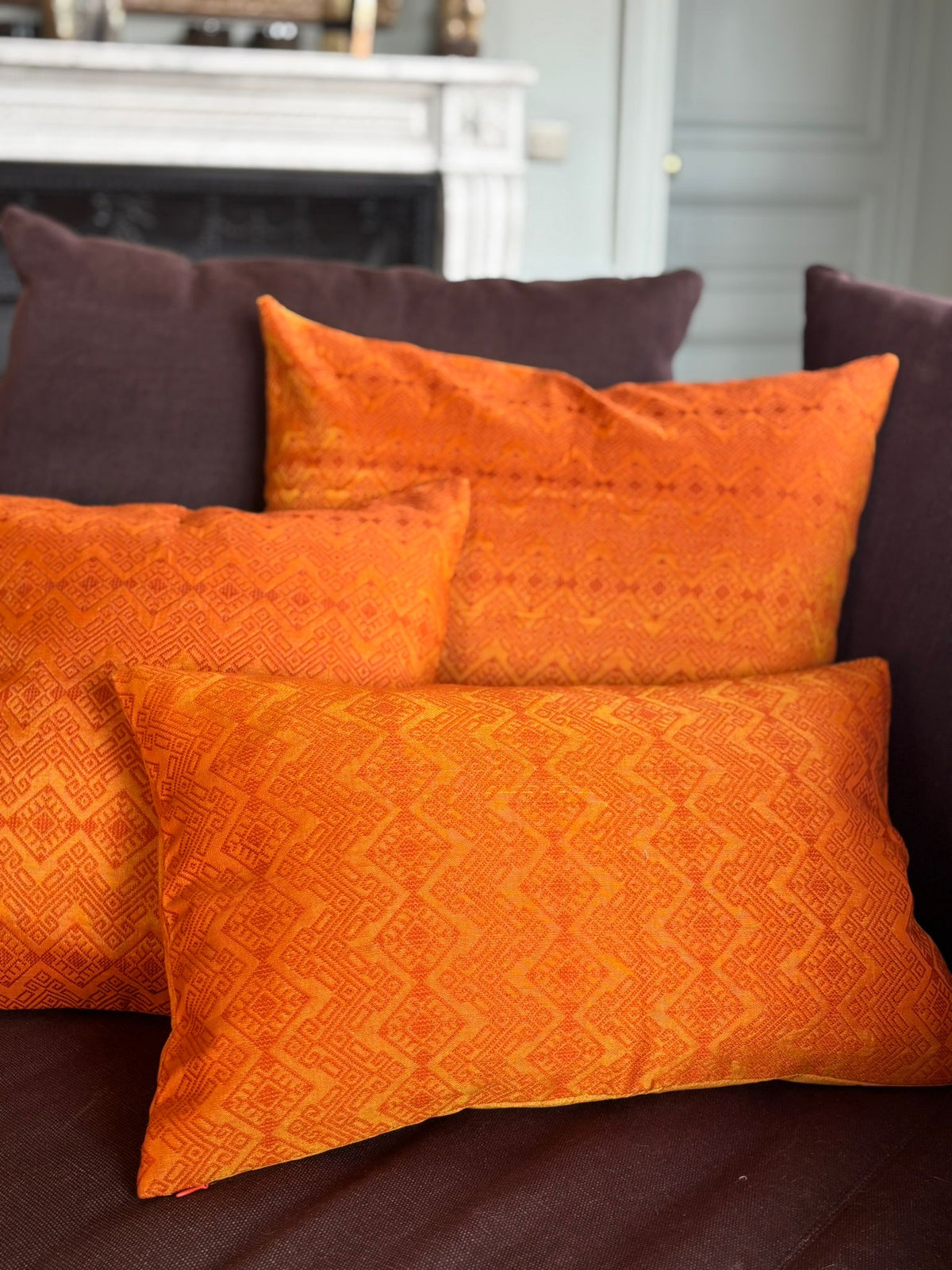 Kachin orange Kissenbezug – Opportunity for Women