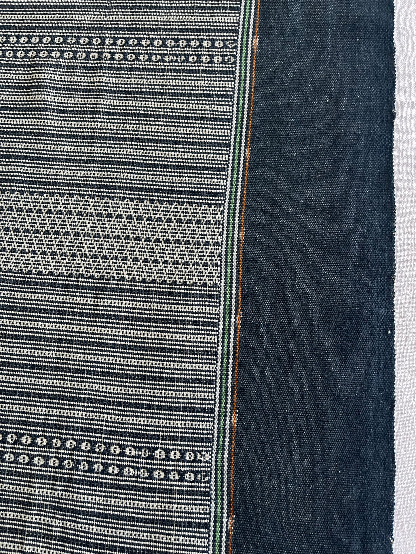 Indigo Blue Eyelash Table Runner