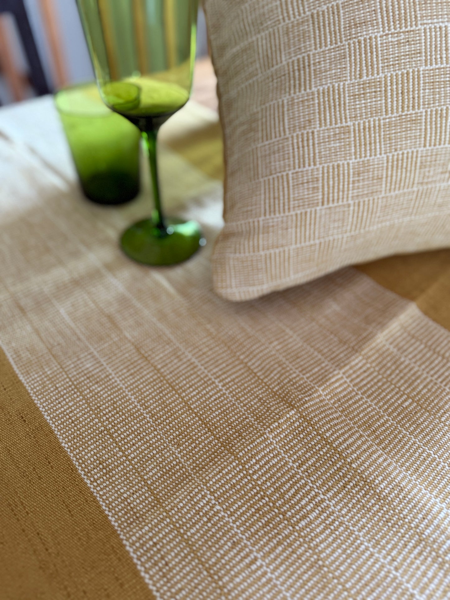 Katu mustard table runner