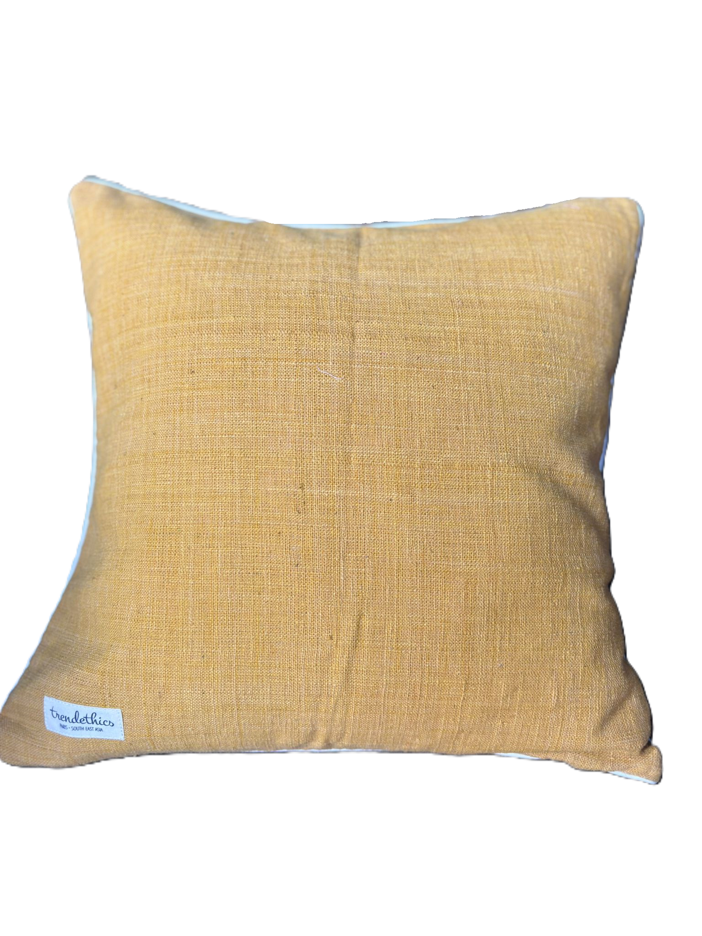 Housse de coussin Dokmai moutarde