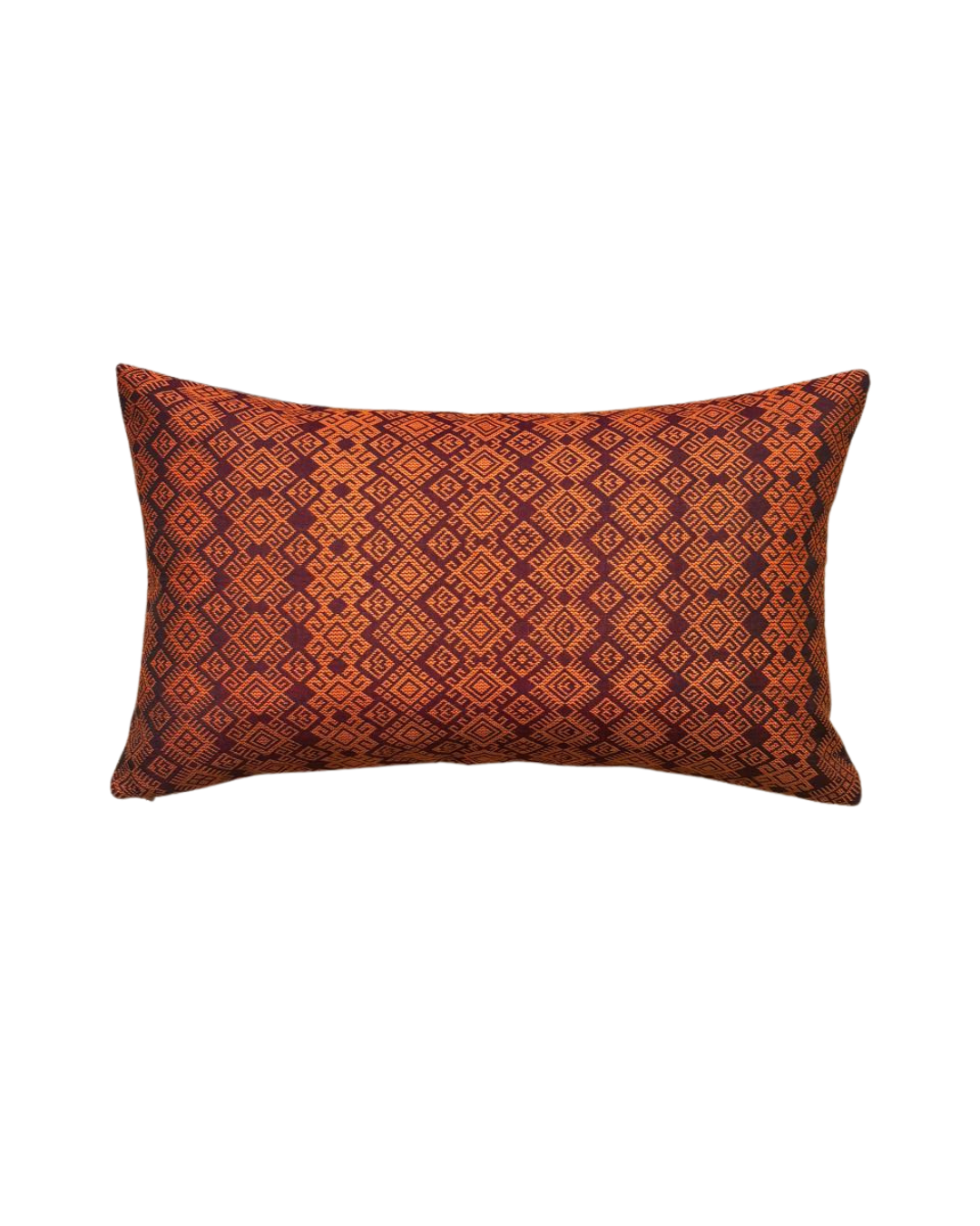 Coussin en coton texturé orange 60x60 Olario | Maisons du Monde