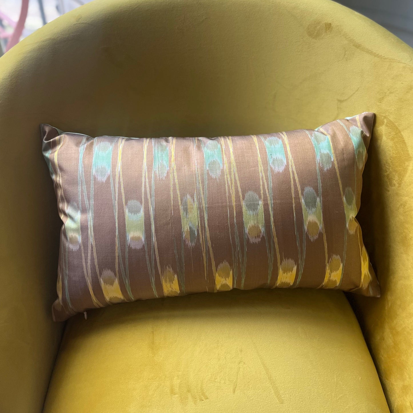 Peacock Shan cushion