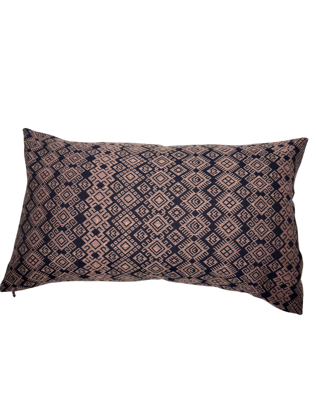 Kachin navy blue and pink cushion cover (RIDA)