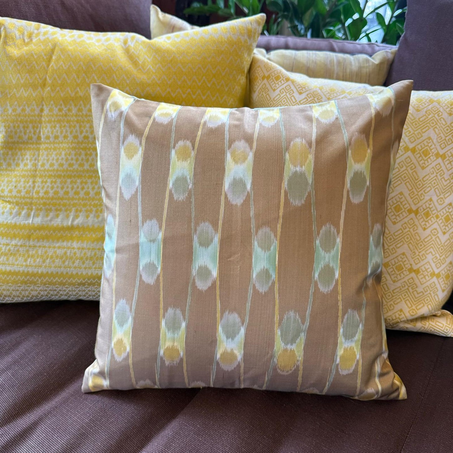 Peacock Shan cushion