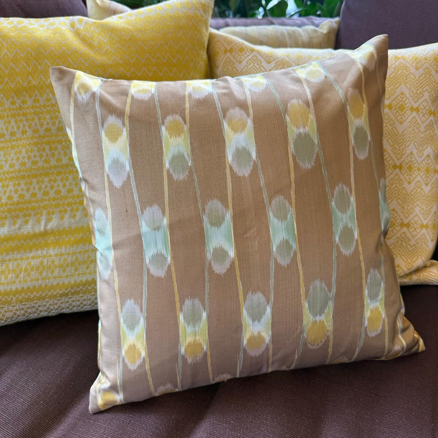 Peacock Shan cushion