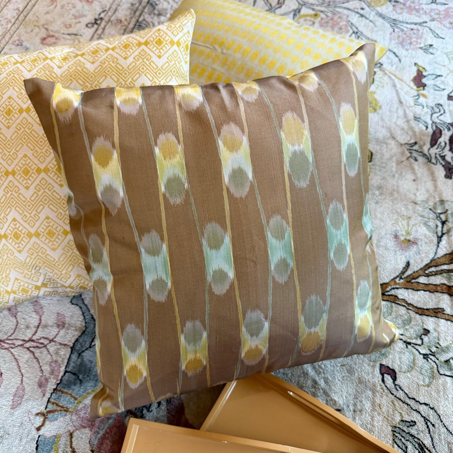 Peacock Shan cushion