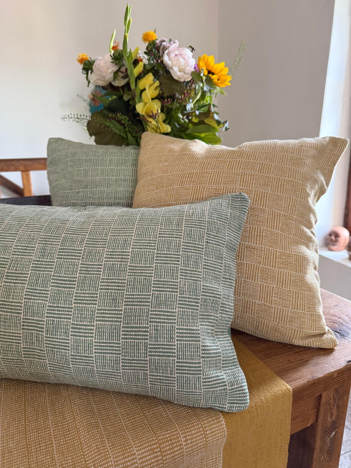 Gelber Kissenbezug „Dokmai“